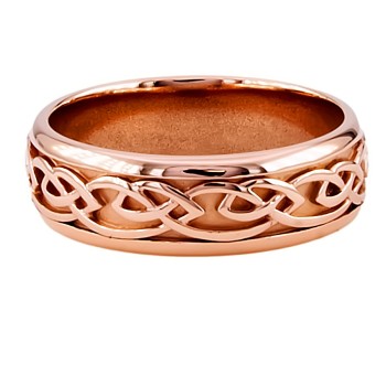 9ct rose gold Clogau Wedding Ring size Z